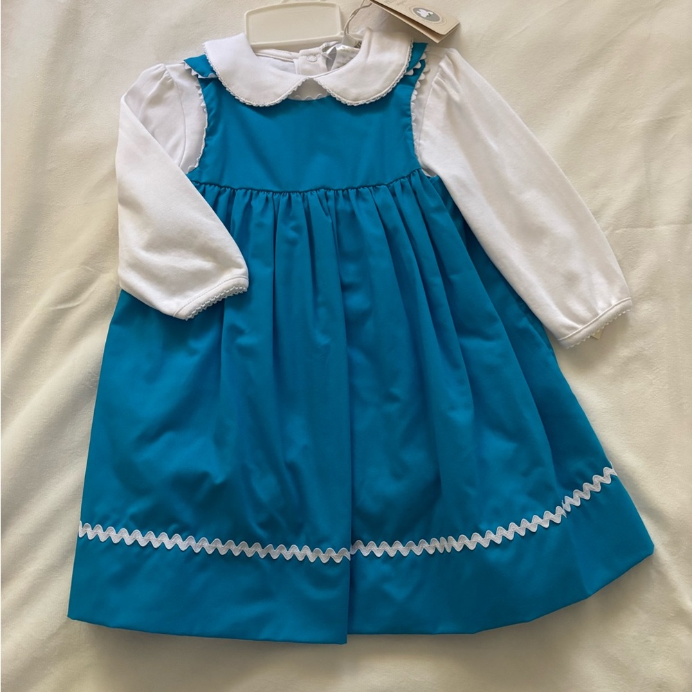Blue and White Baby Dress